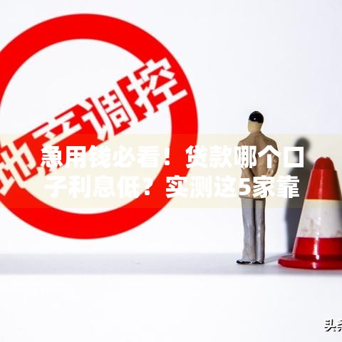 急用钱必看！贷款哪个口子利息低？实测这5家靠谱平台省心又省钱