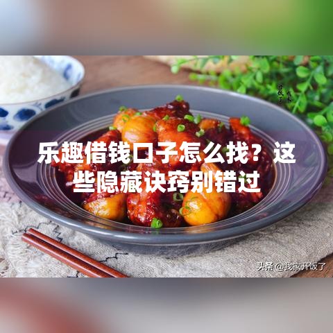 乐趣借钱口子怎么找？这些隐藏诀窍别错过