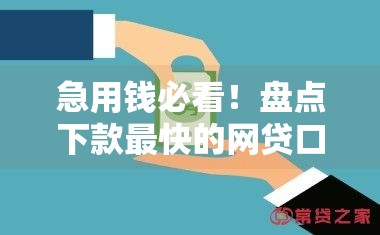 急用钱必看！盘点下款最快的网贷口子，这些渠道靠谱又省心