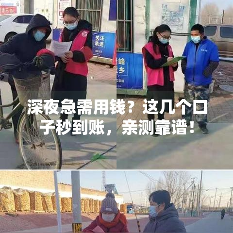 深夜急需用钱？这几个口子秒到账，亲测靠谱！