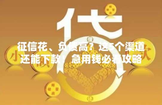 征信花、负债高?这5个渠道还能下款!急用钱必看攻略 征信花、负债高?这5个渠道还能下款!急用钱必看攻略