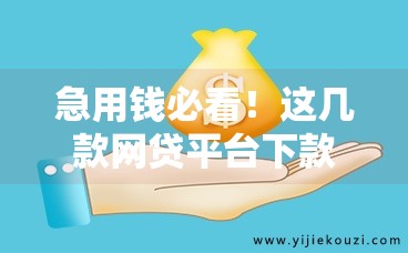 急用钱必看！这几款网贷平台下款快、门槛低 新手也能轻松申请
