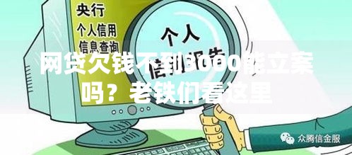 网贷欠钱不到3000能立案吗？老铁们看这里