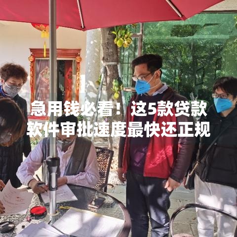急用钱必看！这5款贷款软件审批速度最快还正规