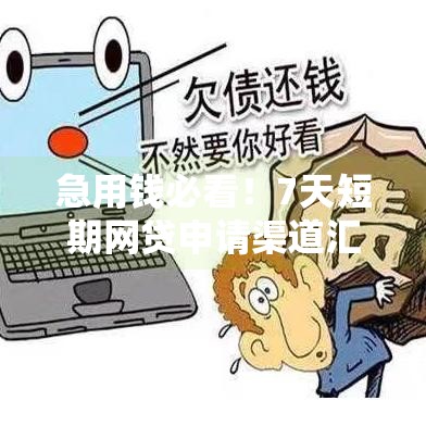 急用钱必看！7天短期网贷申请渠道汇总，这几个平台下款快门槛低