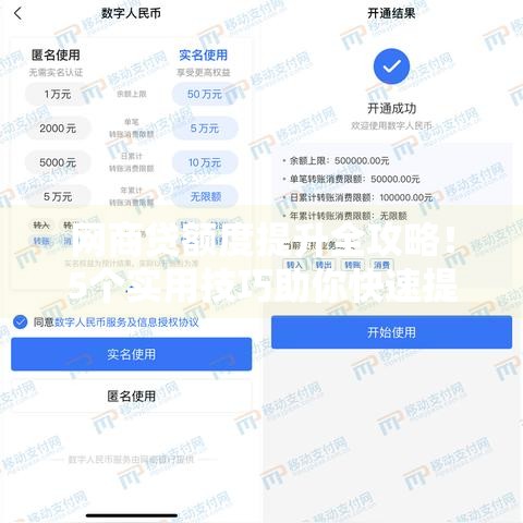 网商贷额度提升全攻略！5个实用技巧助你快速提额