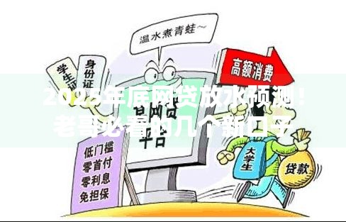 2025年底网贷放水预测！老哥必看的几个新口子