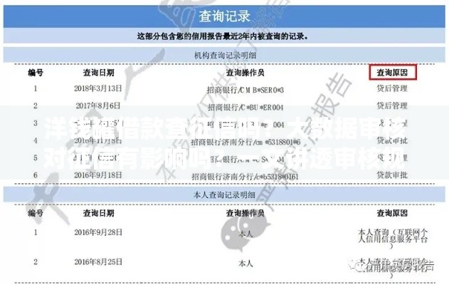 洋钱罐借款查征信吗？大数据审核对征信有影响吗？一文讲透审核规则