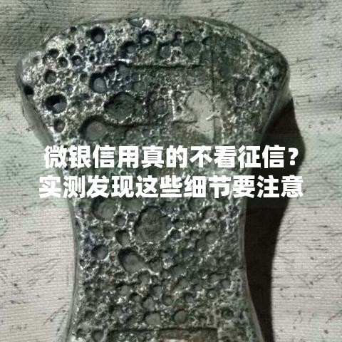微银信用真的不看征信？实测发现这些细节要注意！