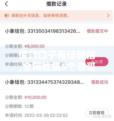 借款口子有信微借,全网收集5个老哥求黑户口子
