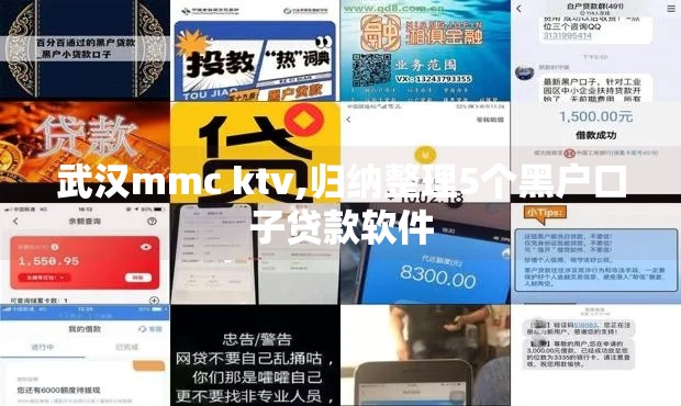 武汉mmc ktv,归纳整理5个黑户口子贷款软件