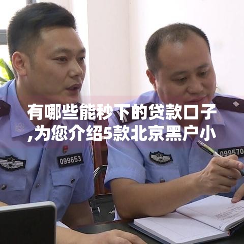 有哪些能秒下的贷款口子,为您介绍5款北京黑户小额贷款口子
